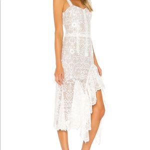 Tiffany Blanc Dress in White, Bronx and Banco